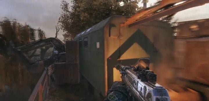 The last melody is attached to the green train car - Metro Exodus Sams Story: Harmonica melodies - (Music Lover trophy) - secrets - Secrets - Metro Exodus Guide