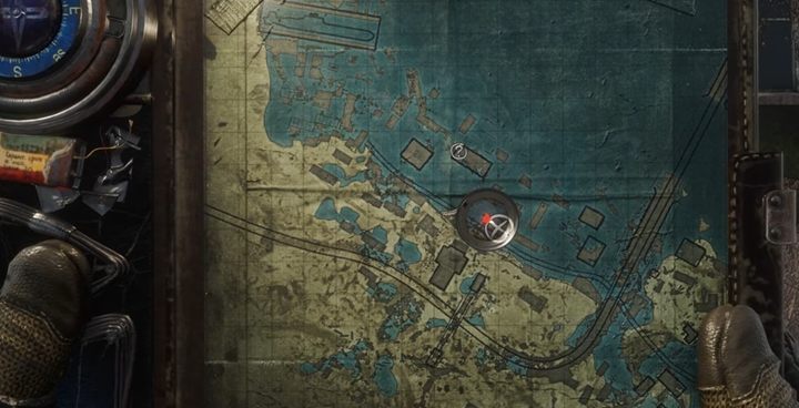 Go to the place where you have to find the Captain - Metro Exodus Sams Story: Night Stashes - list - Secrets - Metro Exodus Guide