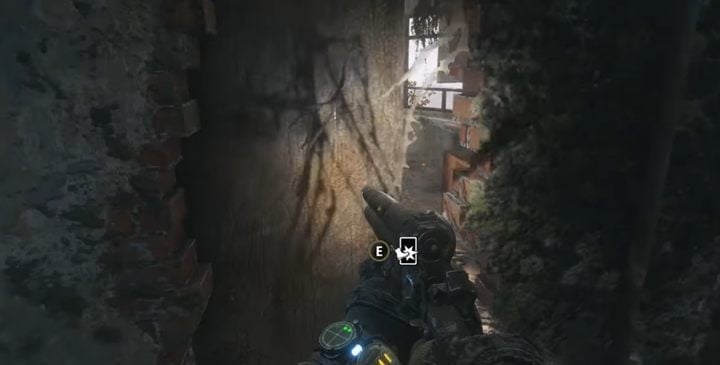 You need to go down - find the white skull in one of the rooms - Metro Exodus Sams Story: Night Stashes - list - Secrets - Metro Exodus Guide