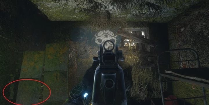 The room with the skull has a table - crawl under it to the other side - Metro Exodus Sams Story: Night Stashes - list - Secrets - Metro Exodus Guide