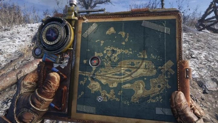 Before starting the task, it is worth visiting the place indicated on the map above - Metro Exodus: Looking for Krest - walkthrough - Volga - Metro Exodus Guide