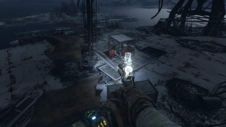 Scroll through the place and then continue in the direction of the arrow - Metro Exodus: Looking for Krest - walkthrough - Volga - Metro Exodus Guide