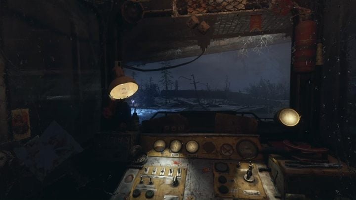 You will pass along a few anomalies again - avoid contact with them and stop if necessary - Volga - A trip for the car - walkthrough - Volga - Metro Exodus Guide