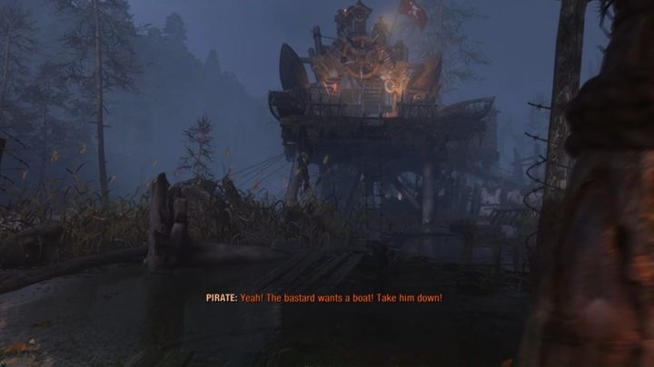 Leave Olgas tower and follow the path - Metro Exodus: Stealing a boat and visiting the Admiral - walkthrough - Taiga - Metro Exodus Guide