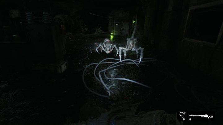 Go up - you will be able to use your flashlight again - Metro Exodus: The path to the dam and meeting Alyosha - walkthrough - Taiga - Metro Exodus Guide