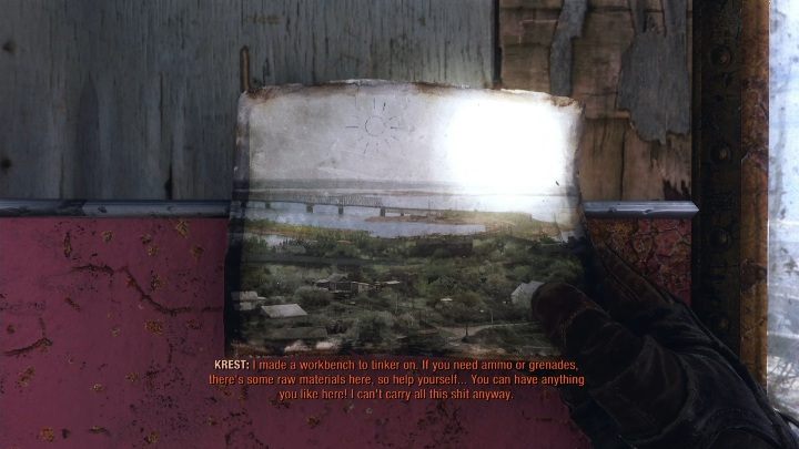 Location: You meet Krest during the story mode - Metro Exodus: Diaries and postcards in Winter and The Volga - collectibles - Diaries and postcards - Metro Exodus Guide
