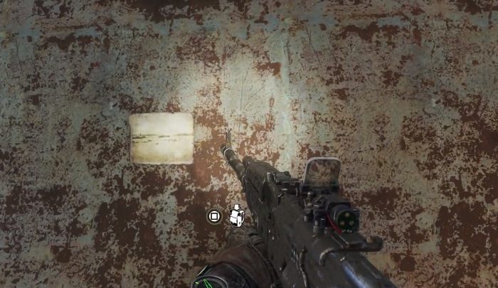 Location: This postcard is on the destroyed wall inside one of the small containers - Metro Exodus: Diaries and postcards in Winter and The Volga - collectibles - Diaries and postcards - Metro Exodus Guide