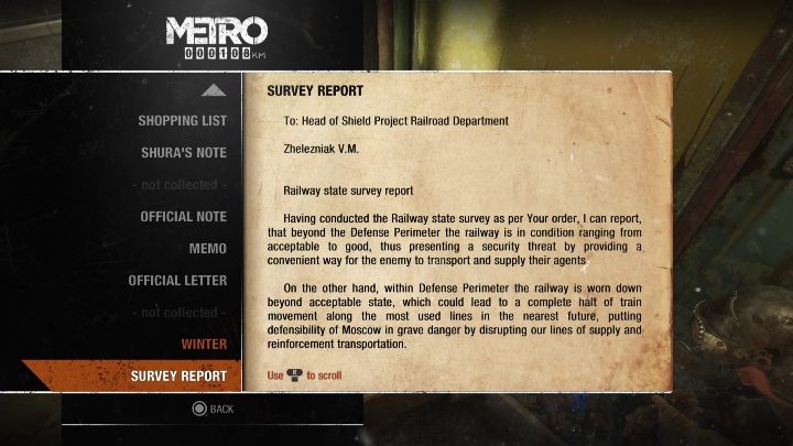 8 - Metro Exodus: Diaries and postcards in Winter and The Volga - collectibles - Diaries and postcards - Metro Exodus Guide