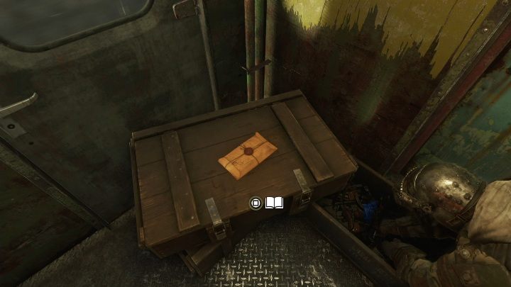 Location: Reach the trains bottom floor - Metro Exodus: Diaries and postcards in Winter and The Volga - collectibles - Diaries and postcards - Metro Exodus Guide