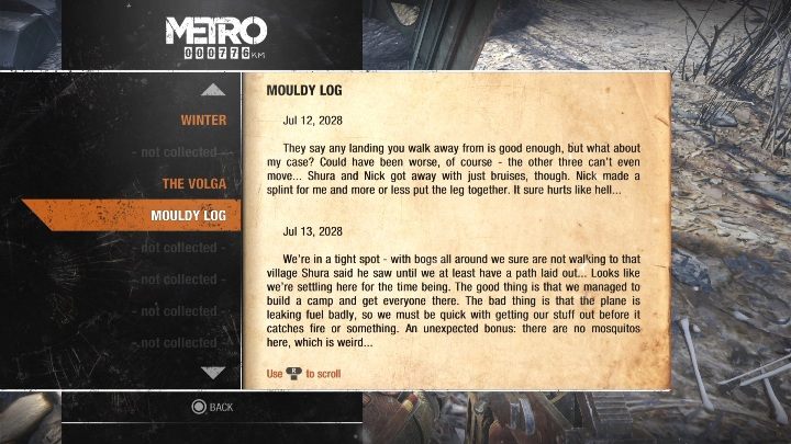 10 - Metro Exodus: Diaries and postcards in Winter and The Volga - collectibles - Diaries and postcards - Metro Exodus Guide