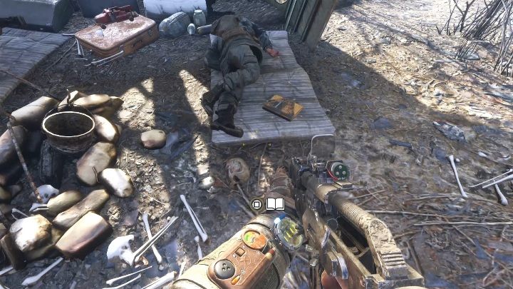 Location: After losing the boat in the Volga, you get a chance to explore the nearby area - Metro Exodus: Diaries and postcards in Winter and The Volga - collectibles - Diaries and postcards - Metro Exodus Guide