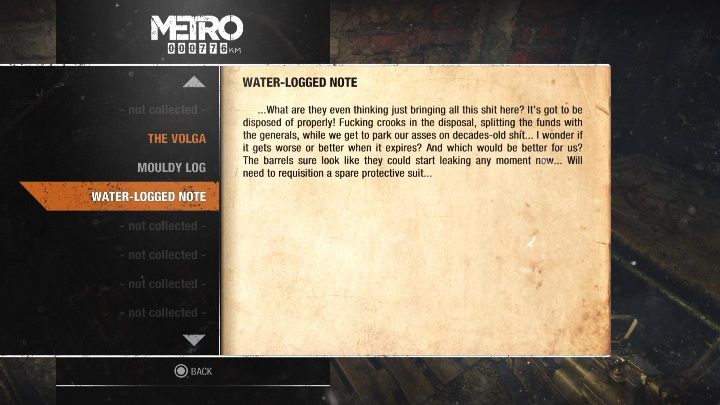 11 - Metro Exodus: Diaries and postcards in Winter and The Volga - collectibles - Diaries and postcards - Metro Exodus Guide