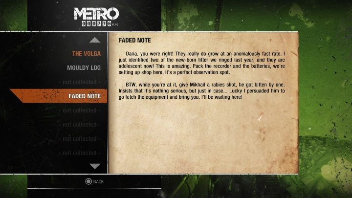 12 - Metro Exodus: Diaries and postcards in Winter and The Volga - collectibles - Diaries and postcards - Metro Exodus Guide