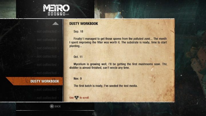 14 - Metro Exodus: Diaries and postcards in Winter and The Volga - collectibles - Diaries and postcards - Metro Exodus Guide