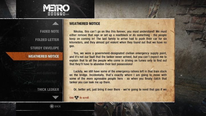 19 - Metro Exodus: Diaries and postcards in Winter and The Volga - collectibles - Diaries and postcards - Metro Exodus Guide