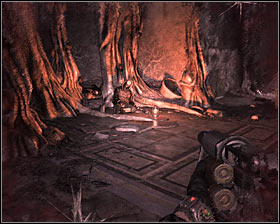 Youll have to be careful here, because youre going to be attacked by tentacles attached to the ceiling #1 - Walkthrough - Library | Chapter 5 - Chapter 5 - Metro 2033 Guide