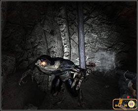 Once youre inside a new cave #1 you should notice that a new monster has appeared in the area - Walkthrough - Cave | Chapter 6 - Chapter 6 - Metro 2033 Guide