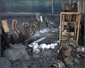 Press a crouch key and crawl under metal objects located to the right of the window where the last demon appeared #1 - Walkthrough - Top | Chapter 7 - Chapter 7 - Metro 2033 Guide