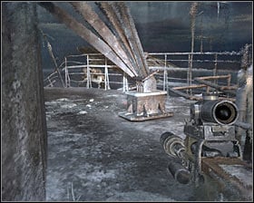 Ignore image distortions and head outside #1 to continue exploring the tower - Walkthrough - Top | Chapter 7 - Chapter 7 - Metro 2033 Guide