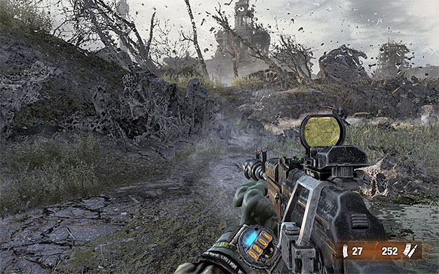 Prepare for attacks of two more waves of monsters - Find the Dark One in the Gardens | Chapter 2: Ashes - Chapter 2: Ashes - Metro: Last Light Game Guide