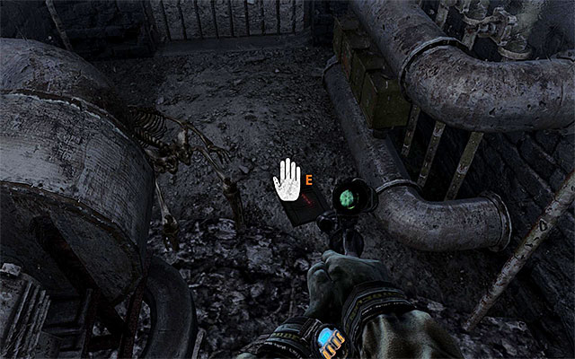 Right after you enter the new area, turn left and go to the toilet - Find about the plans of the Red Line troops | Chapter 25: Depot - Chapter 25: Depot - Metro: Last Light Game Guide