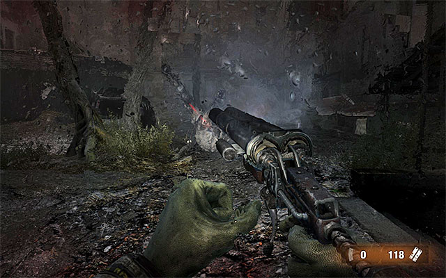 Open the nearby supply crate, jump down to a lower level and approach the main part of the yard - Explore the Dead City and find a way into Red Square | Chapter 26: The Dead City - Chapter 26: The Dead City - Metro: Last Light Game Guide