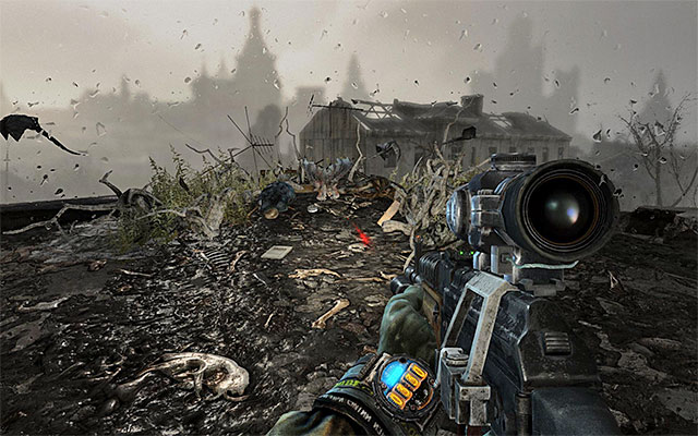 Regardless of whether you have decided to kill the demon or not, approach the creatures nest (the above screenshot) - Explore the Dead City and find a way into Red Square | Chapter 26: The Dead City - Chapter 26: The Dead City - Metro: Last Light Game Guide