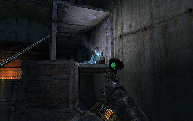 To the south-east of the starting point in A3, there are two other locations- A4 and C1 (see: the attached map) - Find a way through the armory | Chapter 11: Revolution - Chapter 11: Revolution - Metro: Last Light Game Guide