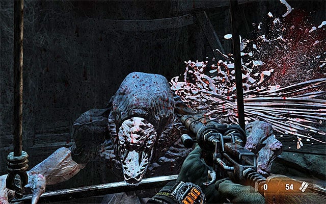 Get prepared because, during your ride, you will be attacked by several waves of mutants - Follow the catacombs towards Oktyabrskaya - part 1 | Chapter 18: Undercity - Chapter 18: Undercity - Metro: Last Light Game Guide