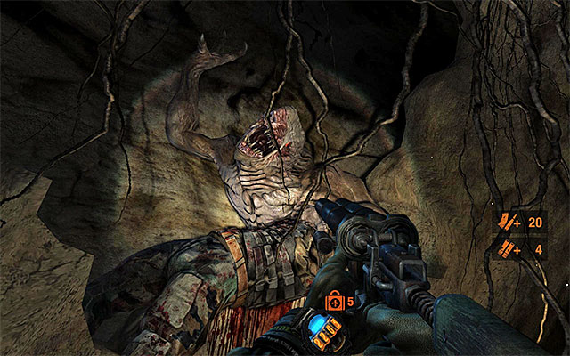 Regardless of whether you have decided to explore the abovementioned area, or not - Follow the catacombs towards Oktyabrskaya - part 1 | Chapter 18: Undercity - Chapter 18: Undercity - Metro: Last Light Game Guide