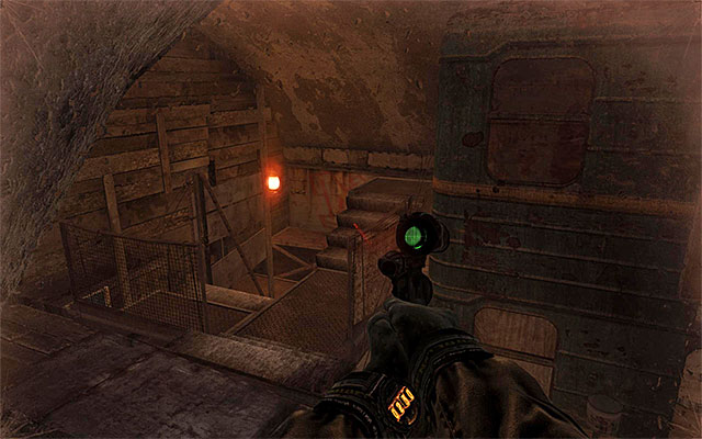 If you have decided to take the passage through the lower level, sooner or later you will end up against a locked gate blocking passage to the corridor to the right - Find and save Anna | Chapter 19: Contagion - Chapter 19: Contagion - Metro: Last Light Game Guide