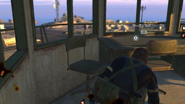 Watch out for the camera on the wall - Side missions - Cassette Tapes - Metal Gear Solid V: Ground Zeroes - Game Guide and Walkthrough