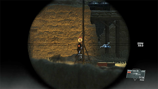 Try to hit him from over a hundred meters (330 feet) - Killing the Spetsnaz commander | Walkthrough - Mission 3 - A Heros Way - Metal Gear Solid V: The Phantom Pain Game Guide & Walkthrough