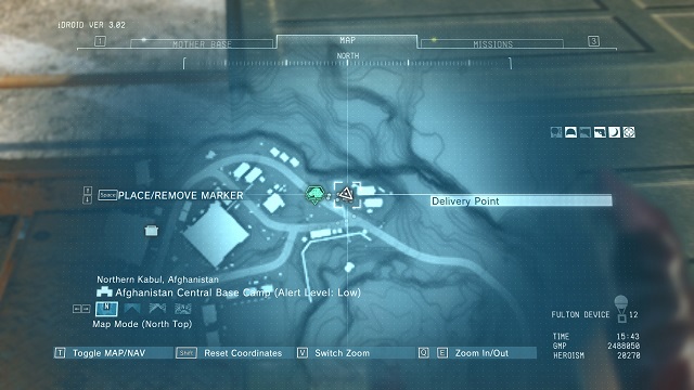 The location of the 20th cassette. - Harder to find tapes | Cassette Tapes - Cassette Tapes - Metal Gear Solid V: The Phantom Pain Game Guide & Walkthrough