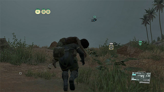Reach the landing site and help the children get on board. - Escorting the children to the exfiltration point | Walkthrough - Mission 18 - Blood Runs Deep - Metal Gear Solid V: The Phantom Pain Game Guide & Walkthrough