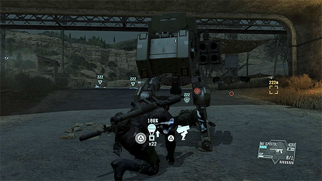 Approach the unmanned Walker to fulton it (requires the CARGO 2 upgrade) - Remaining Hellbound - secondary mission objectives | Walkthrough - Mission 12 - Hellbound - Metal Gear Solid V: The Phantom Pain Game Guide & Walkthrough