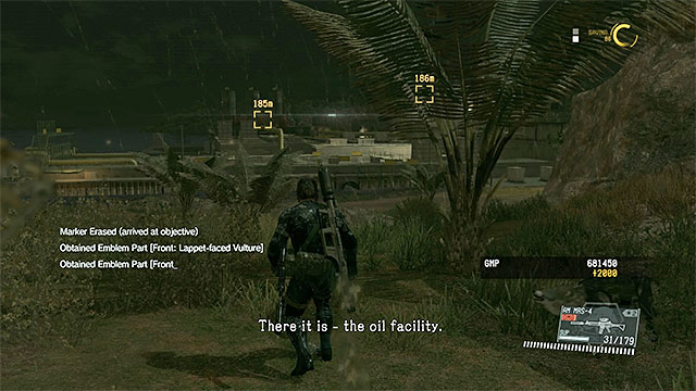 Your destination - Reaching the oilfield | Walkthrough - Mission 13 - Pitch Dark - Metal Gear Solid V: The Phantom Pain Game Guide & Walkthrough