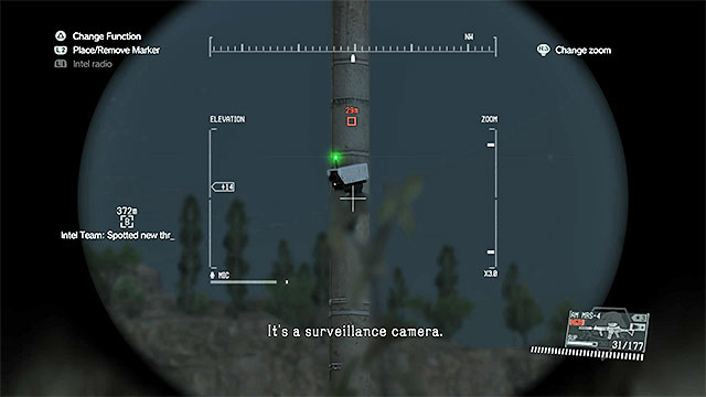 Stay away from the cameras and dont destroy them - Reaching the main airport building | Walkthrough - Mission 21 - The War Economy - Metal Gear Solid V: The Phantom Pain Game Guide & Walkthrough