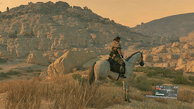 Riding a horse is a great way to traverse long distances - General exploring tips | Exploring the games world - Exploring the games world - Metal Gear Solid V: The Phantom Pain Game Guide & Walkthrough