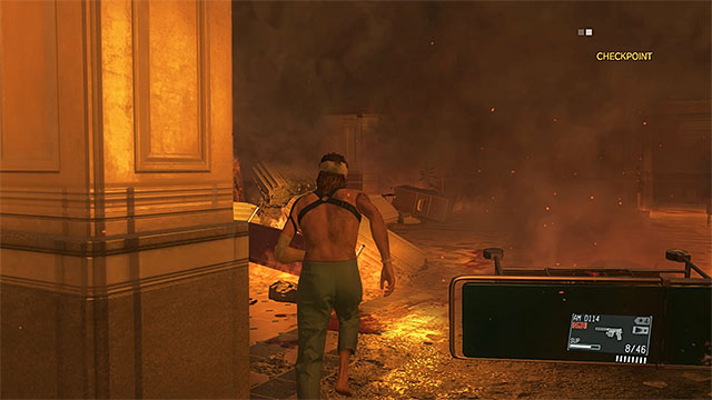 Stay in the hall and use the covers. - Remaining Truth: The Man Who Sold the World - secondary objectives | Walkthrough - Mission 46 - Truth: The Man Who Sold the World - true ending - Metal Gear Solid V: The Phantom Pain Game Guide & Walkthrough