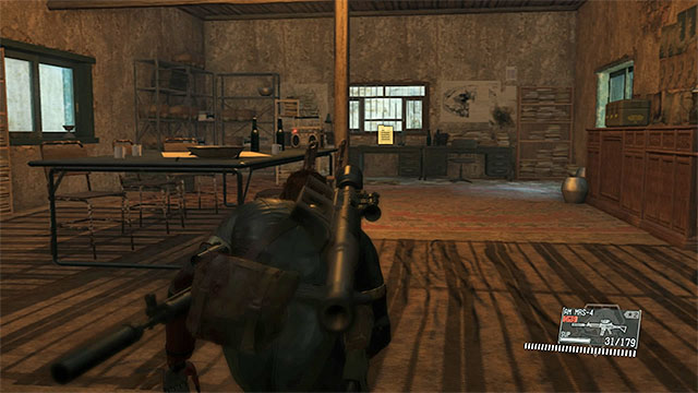 The location of the deployment plans. - Securing the deployment plans | Walkthrough - Mission 8 - Occupation Forces - Metal Gear Solid V: The Phantom Pain Game Guide & Walkthrough