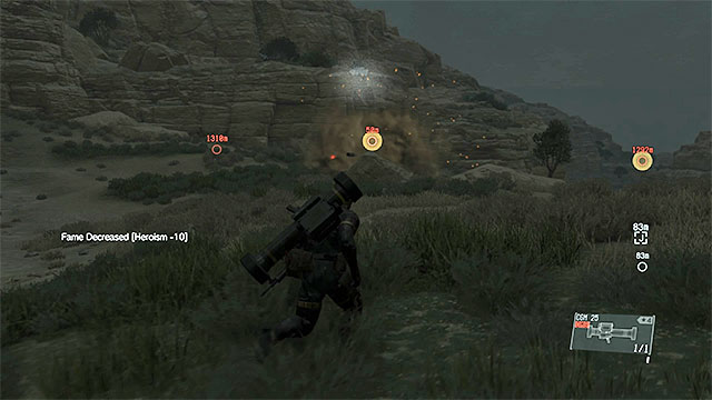 The CGM 25 launcher will do well against tanks. - Eliminating the tanks and gunship | Walkthrough - Mission 9 - Backup, Back Down - Metal Gear Solid V: The Phantom Pain Game Guide & Walkthrough