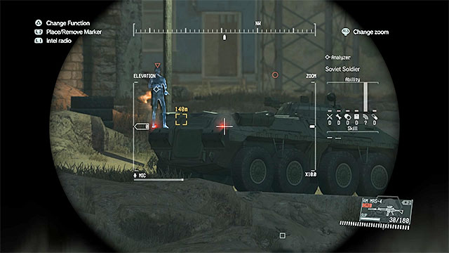 At any point, approach the vehicle - Remaining Angel With Broken Wings - secondary mission objectives | Walkthrough - Mission 10 - Angel With Broken Wings - Metal Gear Solid V: The Phantom Pain Game Guide & Walkthrough