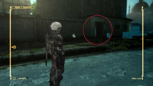 Inside, there is a Data Storage. - R-01 Coup dEtat - The Main Campaign - walkthrough - Metal Gear Rising: Revengeance - Game Guide and Walkthrough