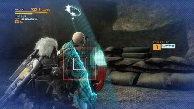 Sometimes, it is difficult to aim well to cut off the arm, instead of the head. - R-01 Coup dEtat - The Main Campaign - walkthrough - Metal Gear Rising: Revengeance - Game Guide and Walkthrough
