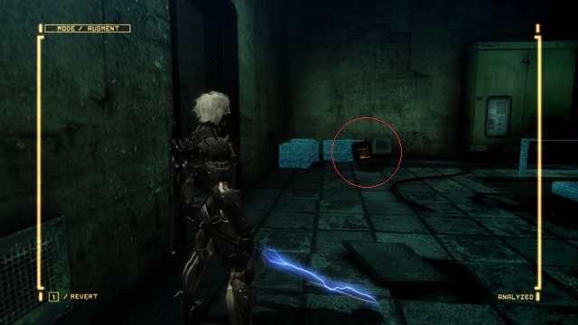 A VRM computer. - R-02 Research Facility - The Main Campaign - walkthrough - Metal Gear Rising: Revengeance - Game Guide and Walkthrough