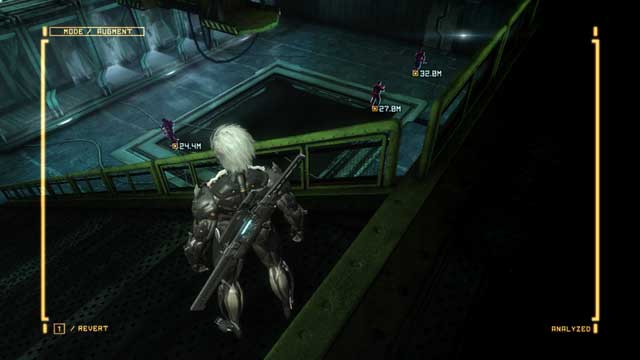 Try to eliminate them silently. - R-02 Research Facility - The Main Campaign - walkthrough - Metal Gear Rising: Revengeance - Game Guide and Walkthrough
