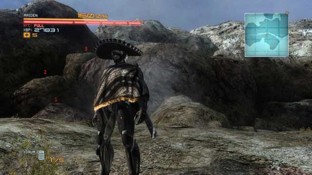 The way to the VRM computer. - R-07 Assassination Attempt - The Main Campaign - walkthrough - Metal Gear Rising: Revengeance - Game Guide and Walkthrough