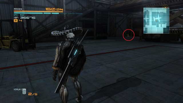 The final VRM computer in the game. - R-07 Assassination Attempt - The Main Campaign - walkthrough - Metal Gear Rising: Revengeance - Game Guide and Walkthrough