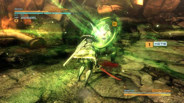 At all costs, do not let him regenerate! - R-07 Assassination Attempt - The Main Campaign - walkthrough - Metal Gear Rising: Revengeance - Game Guide and Walkthrough